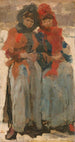 Due giovani donne nella neve - Isaac Israëls — vista dell’opera
