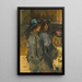 Due ragazze cockney - Isaac Israëls — quadro incorniciato alla parete