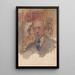 Autoportrait d'Isaac Israëls - Isaac Israëls — quadro incorniciato alla parete