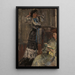 Due donne all'interno - Isaac Israëls — quadro incorniciato alla parete