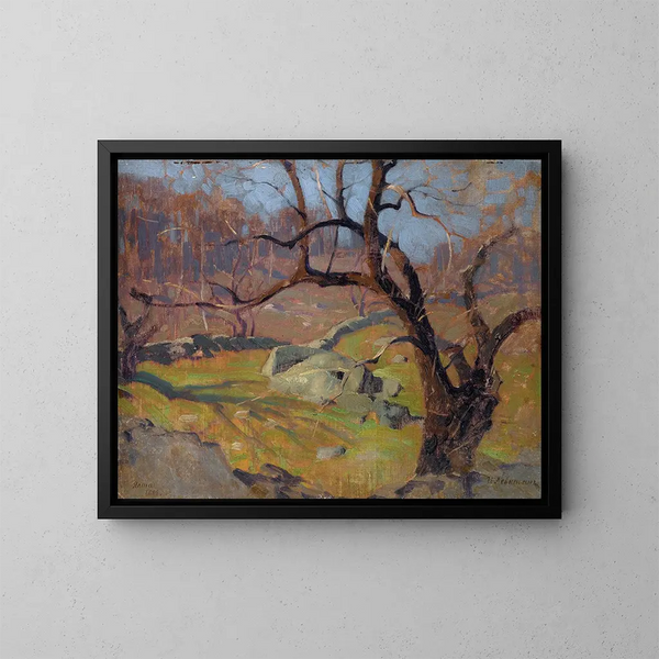 Vista vicino a Yalta - Isaac Levitan — quadro incorniciato alla parete