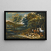 Il giardino dell'Eden - Isaac van Oosten — quadro incorniciato alla parete