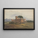 Château d'Ostie avec montagnes au loin - Isaac Weld — quadro incorniciato alla parete