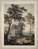 Paesaggio arcadico con architettura di palazzo - Isaac de Moucheron — vista dell’opera