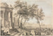 Scène fantastica di porto con architettura e figure - Isaac de Moucheron — vista dell’opera