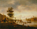 Paesaggio fluviale con bagnanti - Isaac van Ostade — vista dell’opera