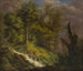 paesaggio boschivo con cascata - Isaak Fürstenberger — vista dell’opera