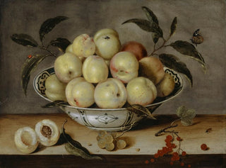 Natura morta con pesche in una ciotola di porcellana cinese - Isaak Soreau — vista dell’opera