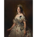 Riproduzione del dipinto Isabelle, regina di Spagna - Franz Xaver Winterhalter