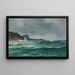Côte nordique avec voilier - Isak Elias Refsnaes — quadro incorniciato alla parete