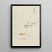 Oiseaux aquatiques - Ishikawa Kazan — quadro incorniciato alla parete