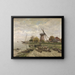 L'Escaut à Mariekerke - Isidore Meyers — quadro incorniciato alla parete