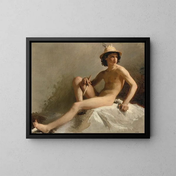 Studio per Mercurio - Isidore Pils — quadro incorniciato alla parete