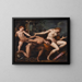 Allégorie dell'amore e della saggezza - Isidoro Bianchi — quadro incorniciato alla parete