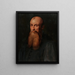 Ritratto di un gentiluomo veneziano - Scuola italiana — quadro incorniciato alla parete