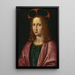 San Giovanni Evangelista - Scuola italiana — quadro incorniciato alla parete