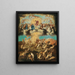 Il Giudizio Universale - Scuola italo-spagnola — quadro incorniciato alla parete
