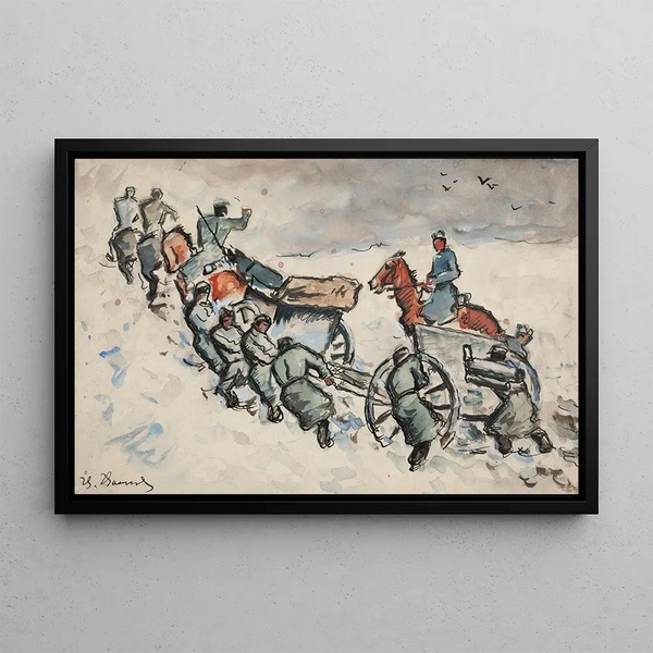 Ivan Ivanec - transport dziaa po onieonym wzgrzu.webp