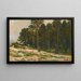 Foresta di pini - Ivan Ivanovich Shishkin — quadro incorniciato alla parete