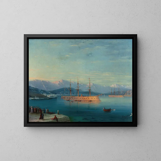 Ivan Konstantinovich Aivazovsky - French Ships Departing the Black Sea.webp