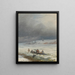 Scendere un cavallo e un carro dalla neve - Ivan Konstantinovich Aivazovsky — quadro incorniciato alla parete