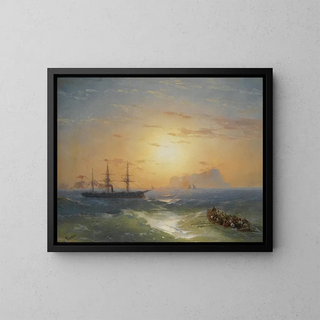 Ivan Konstantinovich Aivazovsky - Shipping Off Ischia.webp