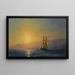 Tramonto sul mare - Ivan Konstantinovich Aivazovsky — quadro incorniciato alla parete