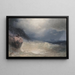 Il Sopravvissuto - Ivan Konstantinovich Aivazovsky — quadro incorniciato alla parete