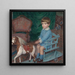 Un garçon avec un poney - Ivan Abota — quadro incorniciato alla parete