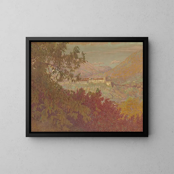 Pioggia su Modrokamensk - Ivan Rabuzin — quadro incorniciato alla parete