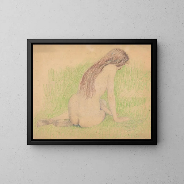 Nu dans un pré - Ivan Rabuzin — quadro incorniciato alla parete