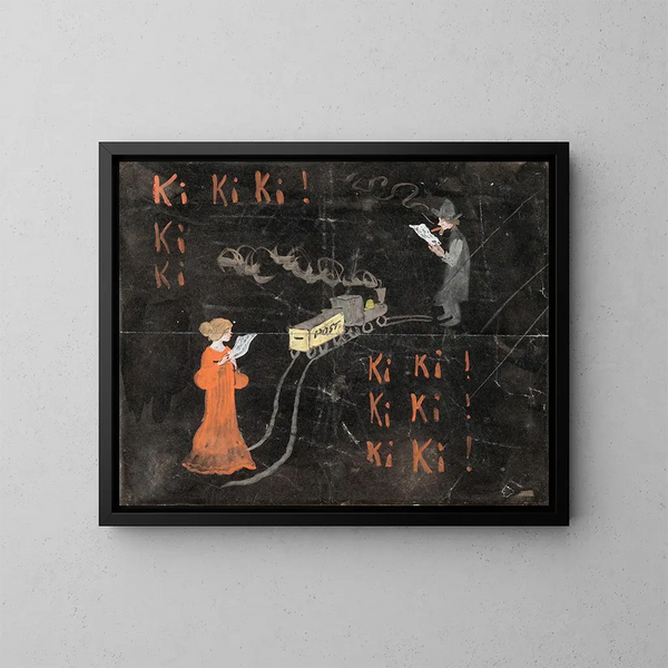 Ki Ki Ki - Ivar Arosenius — quadro incorniciato alla parete