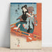 Riproduzione del dipinto Iwai Hanshiro V nel ruolo di Shirai Gonpachi - Utagawa Kuniyoshi
