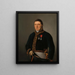 Ritratto dell'ispettore generale A. F. Goudriaan - Izaak Schouman — quadro incorniciato alla parete