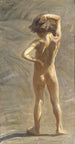 Fausto Studio di un ragazzo nudo - JAG Acke — vista dell’opera