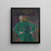 Ritratto di Tor Hedberg - J. A. G. Acke — quadro incorniciato alla parete