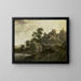 Paesaggio italiano - Johann Georg Schieblius — quadro incorniciato alla parete