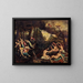Apollo e Artemide che uccidono i figli di Niobe - J Charbonnier — quadro incorniciato alla parete