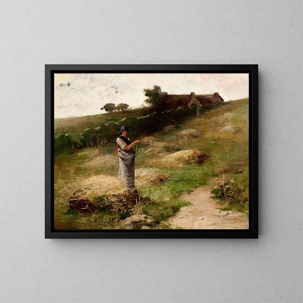 Il mietitore di fieno - J Charles Arter — quadro incorniciato alla parete