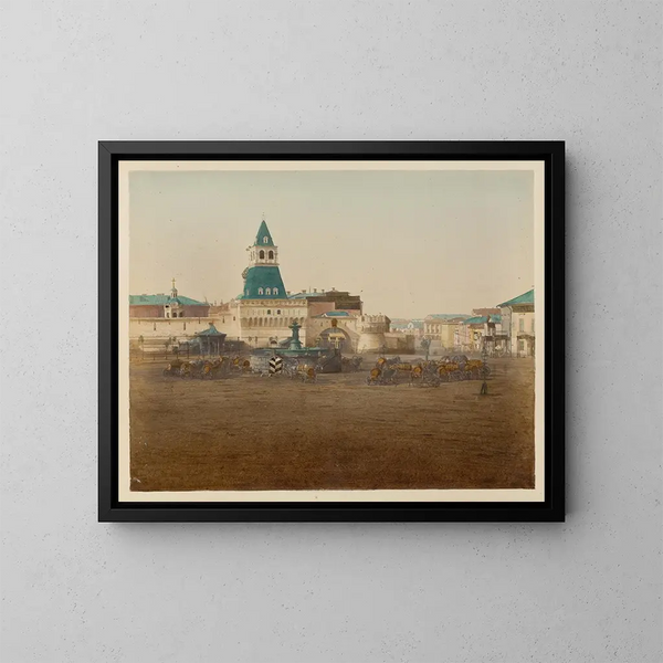 Place à Moscou - J Daziaro — quadro incorniciato alla parete
