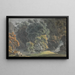 Scène di un fiume con cascata e grandi alberi - J. S. Barth — quadro incorniciato alla parete