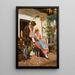 coppia tirolese - J. Sellenati — quadro incorniciato alla parete