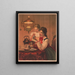 In attesa di papà - J. Stiner — quadro incorniciato alla parete