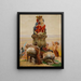 Adorazione della Madonna - Jacek Malczewski — quadro incorniciato alla parete