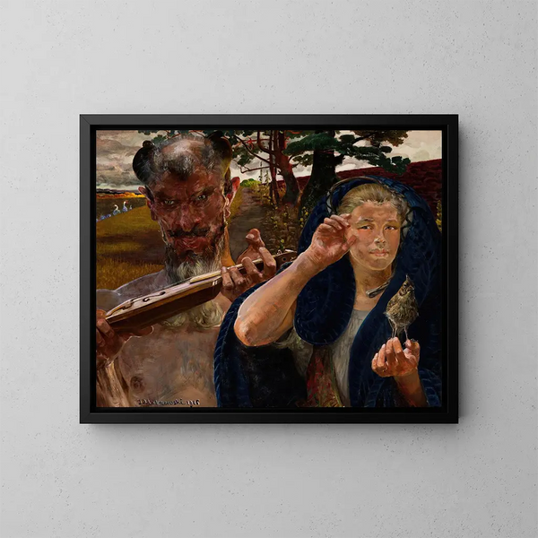 Chanson d'automne - Jacek Malczewski — quadro incorniciato alla parete