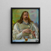 Il Cristo di Emmaus - Jacek Malczewski — quadro incorniciato alla parete