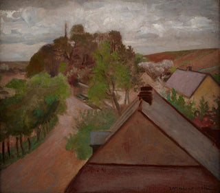 Jacek Malczewski - Country Landscape with a Road.webp