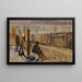 Rive della Vistola - Jacek Malczewski — quadro incorniciato alla parete