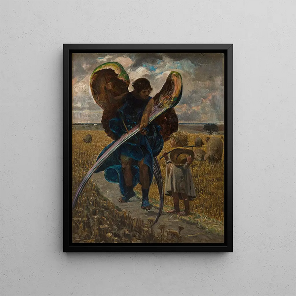 Jacek Malczewski - Following the Angel Triptych Central Part.webp