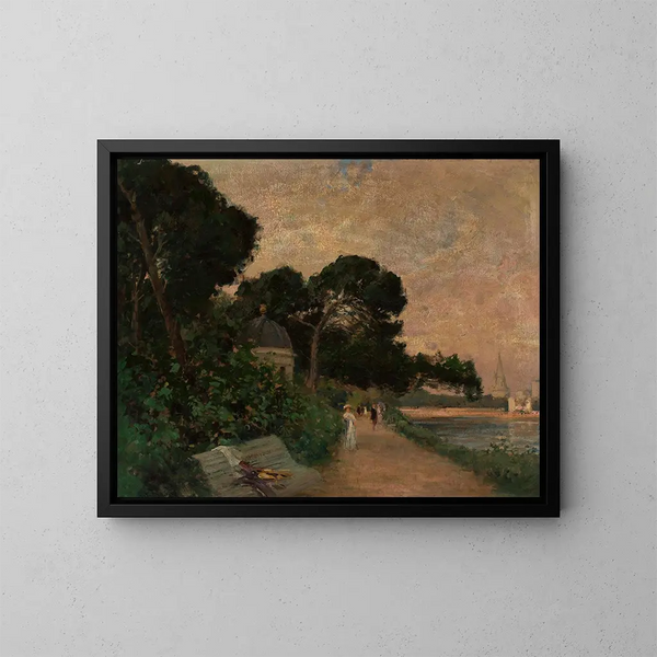 Paesaggio - Jacek Malczewski — quadro incorniciato alla parete